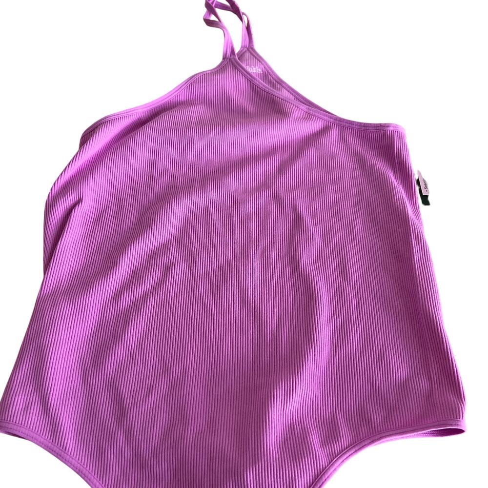 Wild Fable Women's Vibrant Purple Halter Seamless Bodysuit - Size XL - NWT